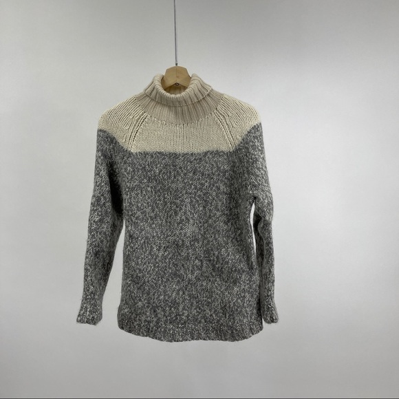 J. Crew Colorblock Wool Sweater - Picture 2 of 10
